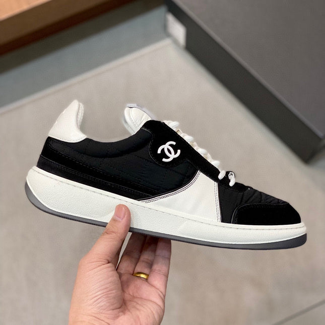 CC VINTAGE BLACK SUEDE CASUAL SHOES CALFSKIN