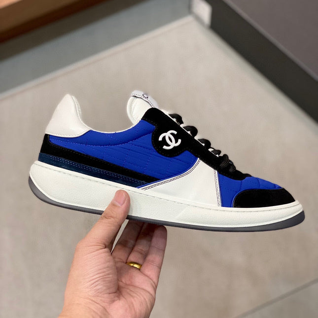 CC VINTAGE BLUE SUEDE CASUAL SHOES CALFSKIN