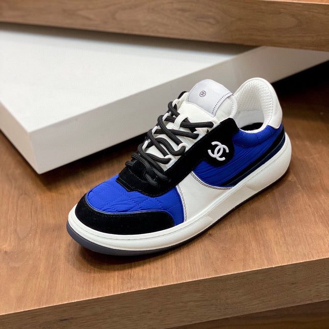 CC VINTAGE BLUE SUEDE CASUAL SHOES CALFSKIN