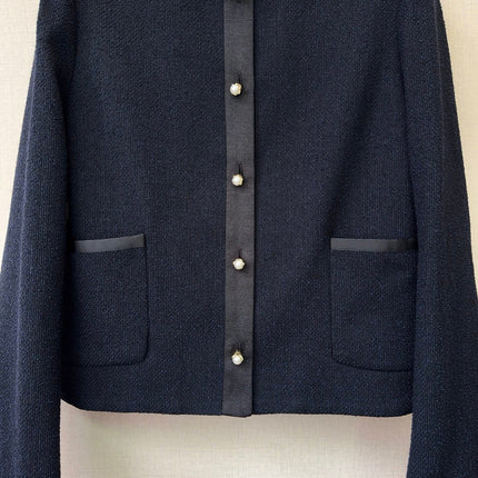 DIOR 26S BOW-DETAIL TWEED JACKET 1301