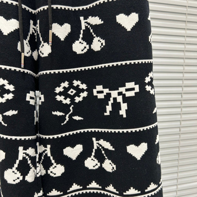TOP AND STRAIGHT-LEG PANTS SET 25232
