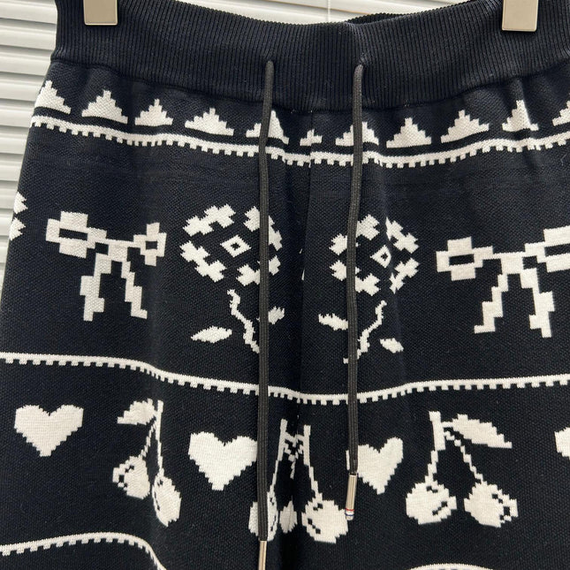 TOP AND STRAIGHT-LEG PANTS SET 25232