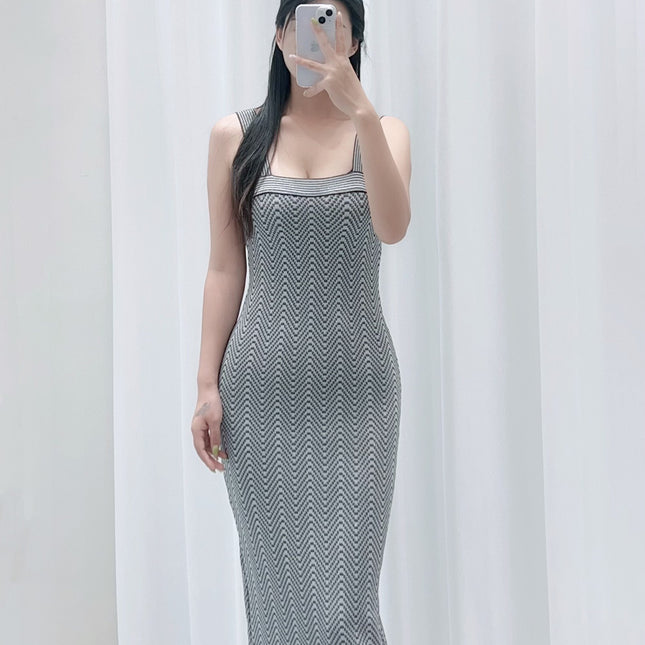 KNIT TOP AND STRAP DRESS SET 25250 STYLE 2