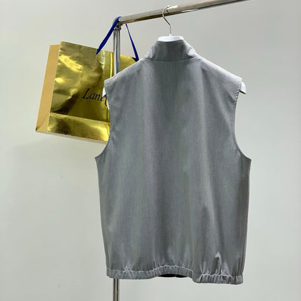 LORO PIANA 26S REVERSIBLE ZIP UP VEST 738
