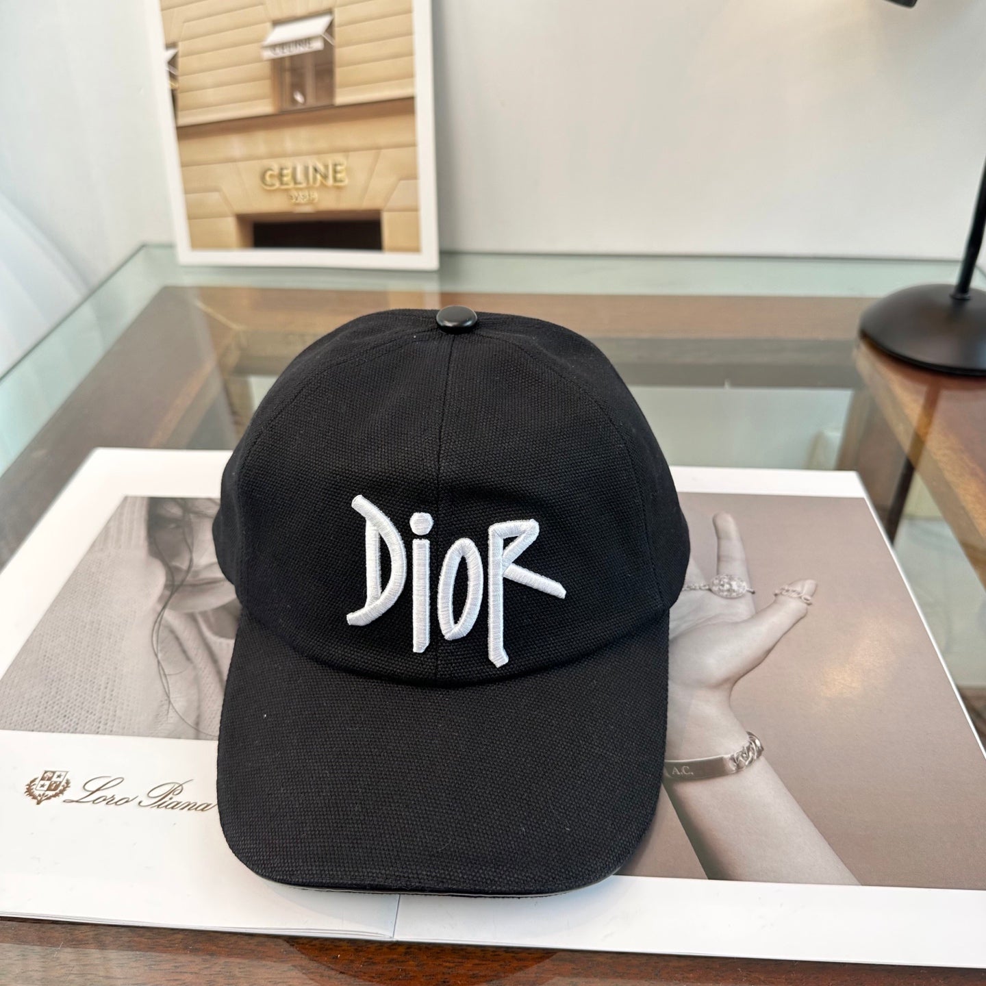 DIOR 26S EMBROIDERED BASEBALL CAP STYLE 19