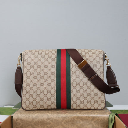 GUCCI 26S CROSSBODY BAG 35 IN BEIGE CANVAS