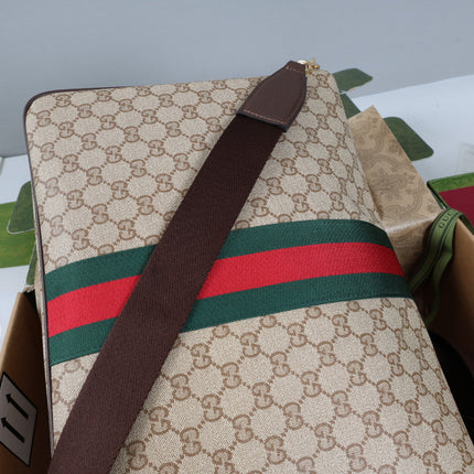 GUCCI 26S CROSSBODY BAG 35 IN BEIGE CANVAS