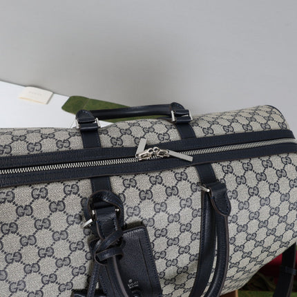 GUCCI 26S DUFFLE BAG 45 IN TAUPE CANVAS