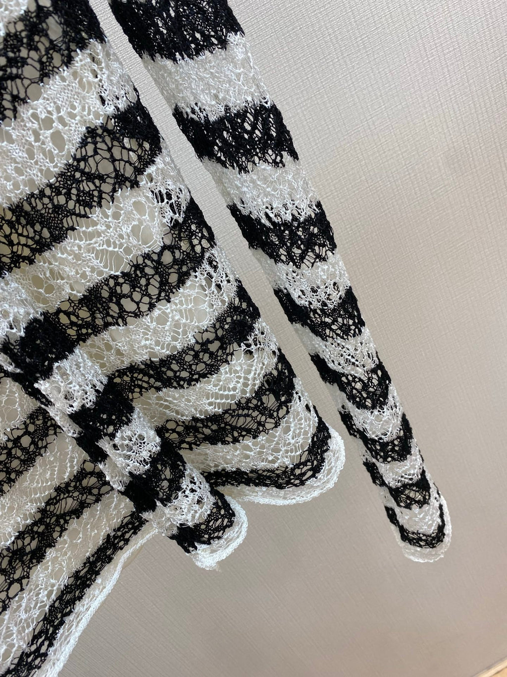 DIOR 25S MARINIERE RUFFLED SWEATER STYLE 174