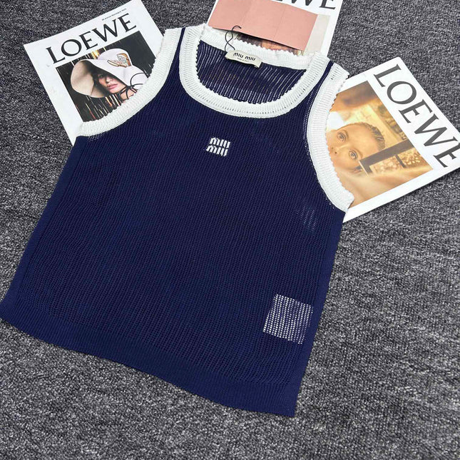 MIUMIU SLEEVELESS TOP STYLE 636