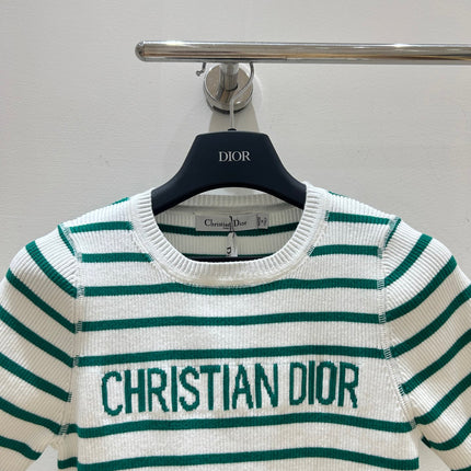 DIOR 25S STRIPED SHORT-SLEEVE T-SHIRT 671