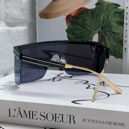 OBLIQUE SUNGLASS CLUB M1U IN BLACK ACETATE