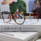 Green red/ brown tortoiseshell