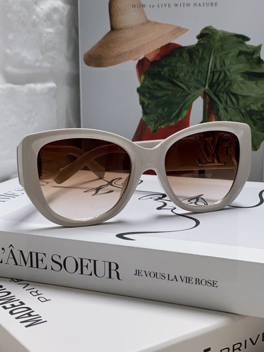 ICON CAT EYE SUNGLASSES 570246 IN GREY ACETATE