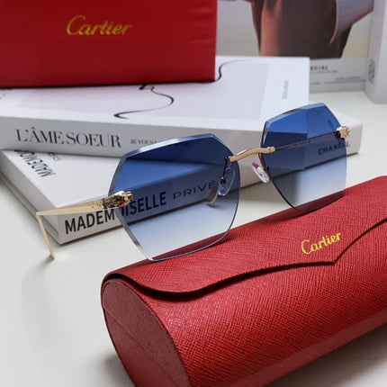 CARTIER 26S GEOMETRIC HEXAGONAL FRAME IN METAL 443366
