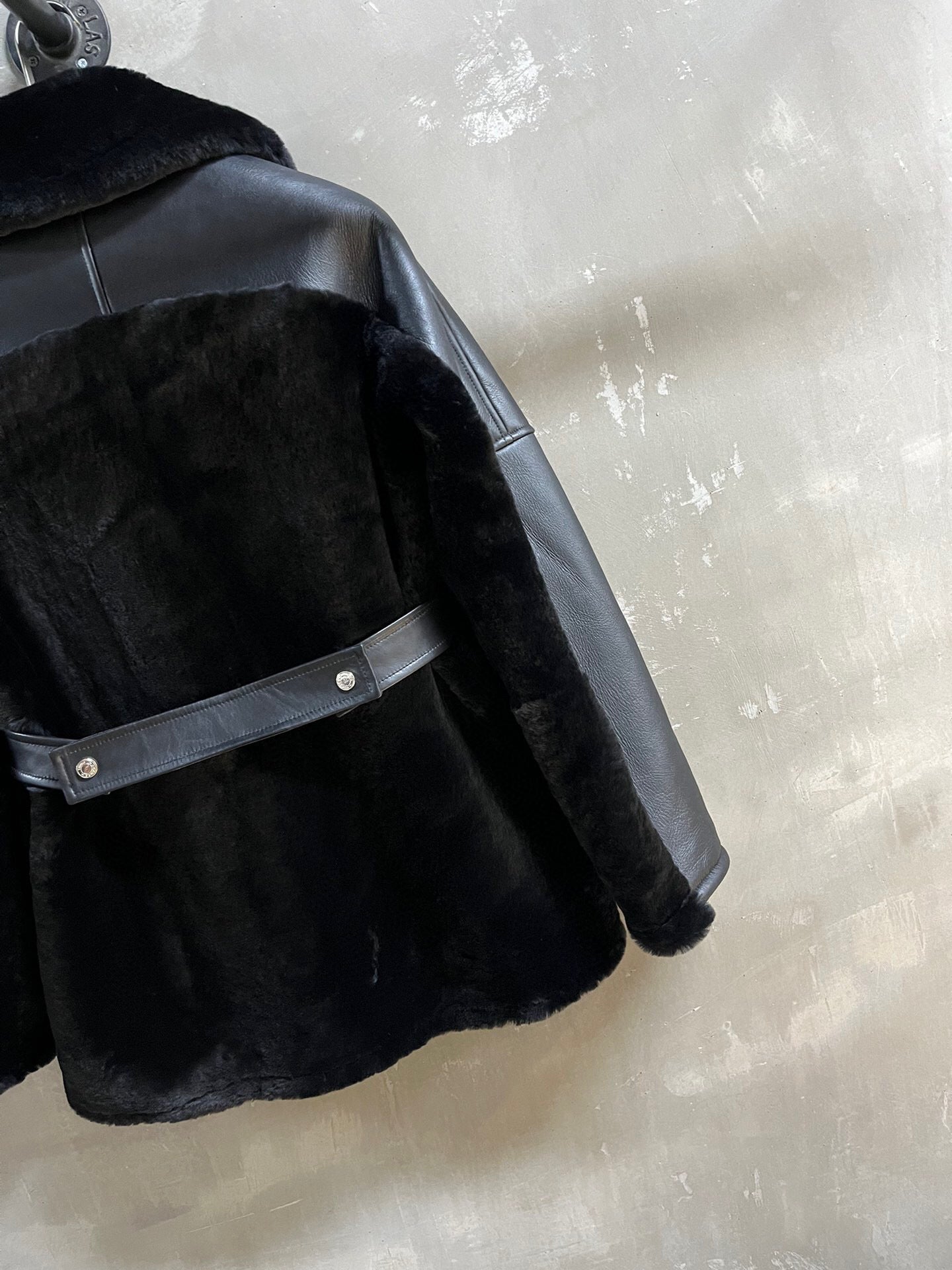 HERMES 25S SHEARLING JACKET 348