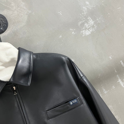 PRADA 26S LEATHER JACKET 1101