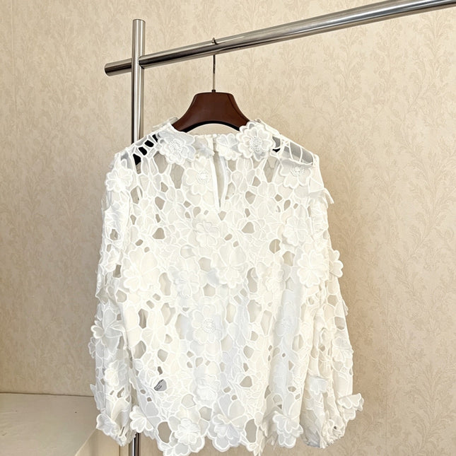 ZIMMERMANN 26S LACE SHIRT STYLE 13