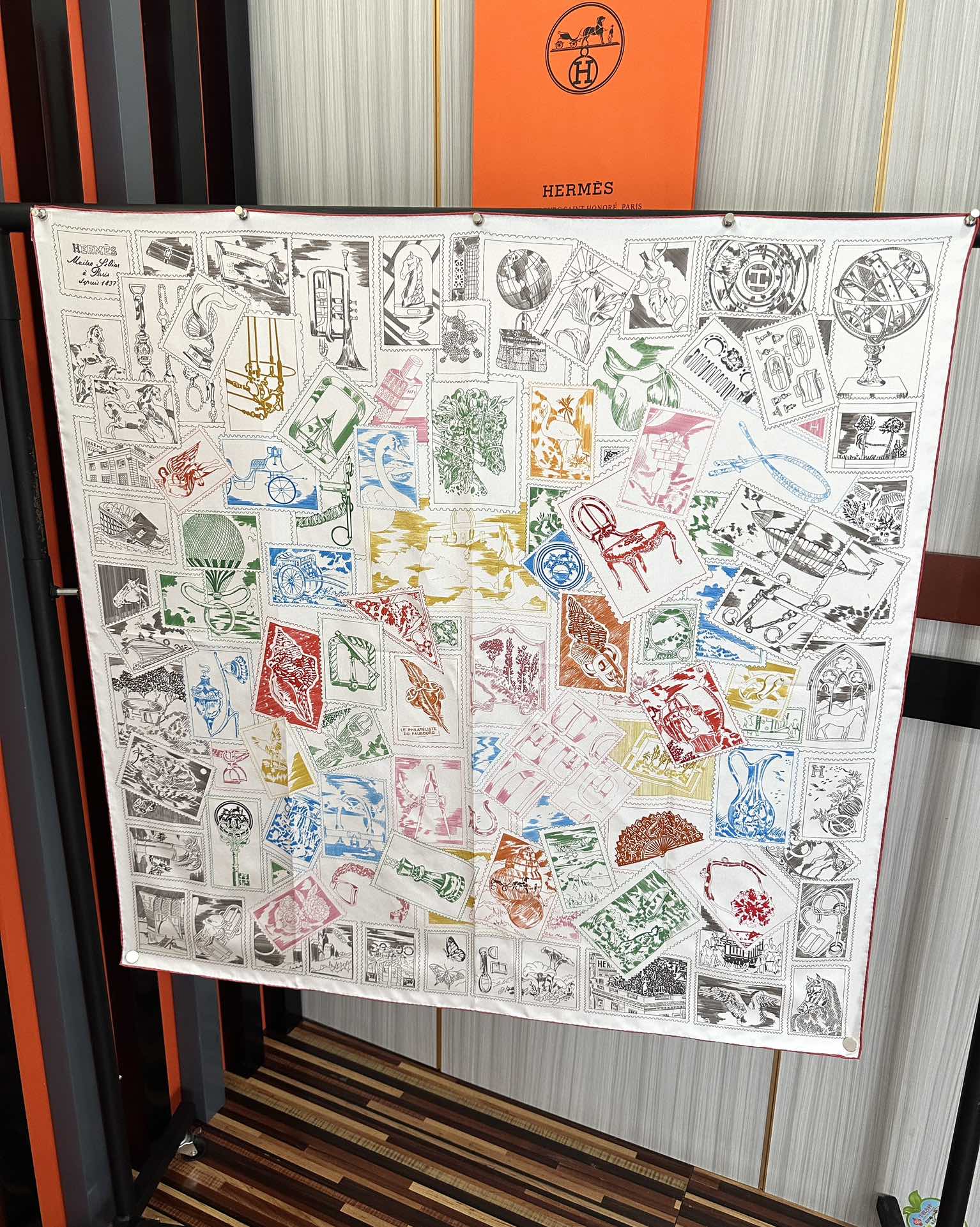 HERMES 25S SCARF 90 IN SILK 732035
