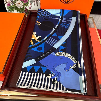 HERMES 26S SCARF 90 IN SILK 303330