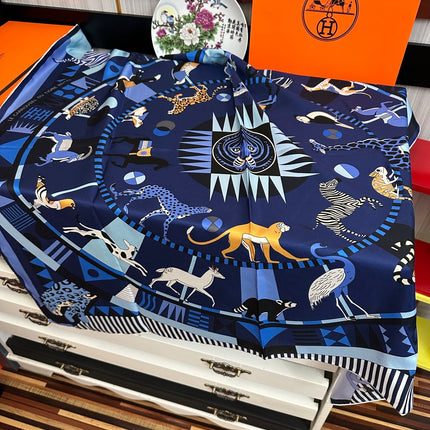 HERMES 26S SCARF 90 IN SILK 303330