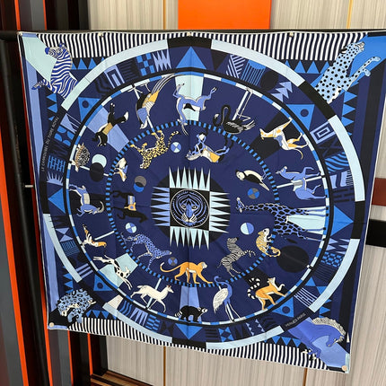 HERMES 26S SCARF 90 IN SILK 303330