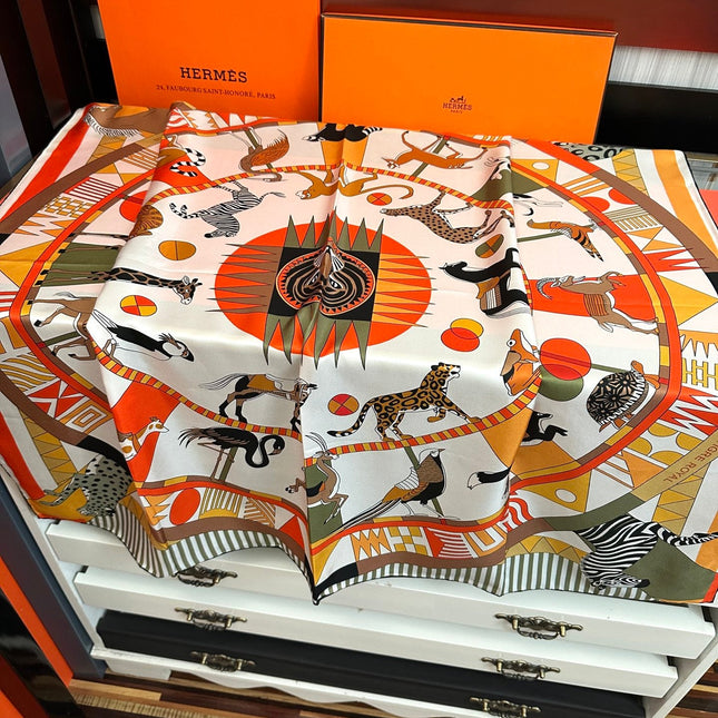 HERMES 26S SCARF 90 IN SILK 303331