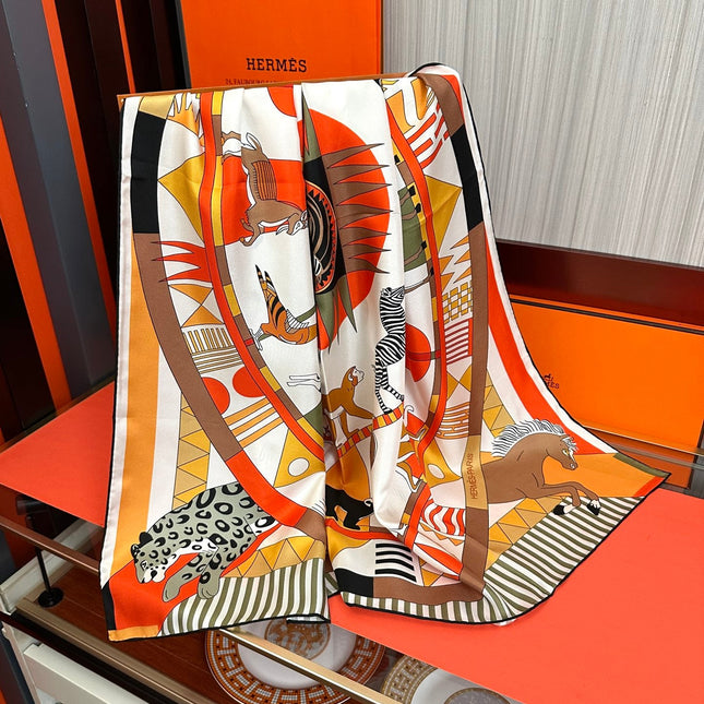HERMES 26S SCARF 90 IN SILK 303331