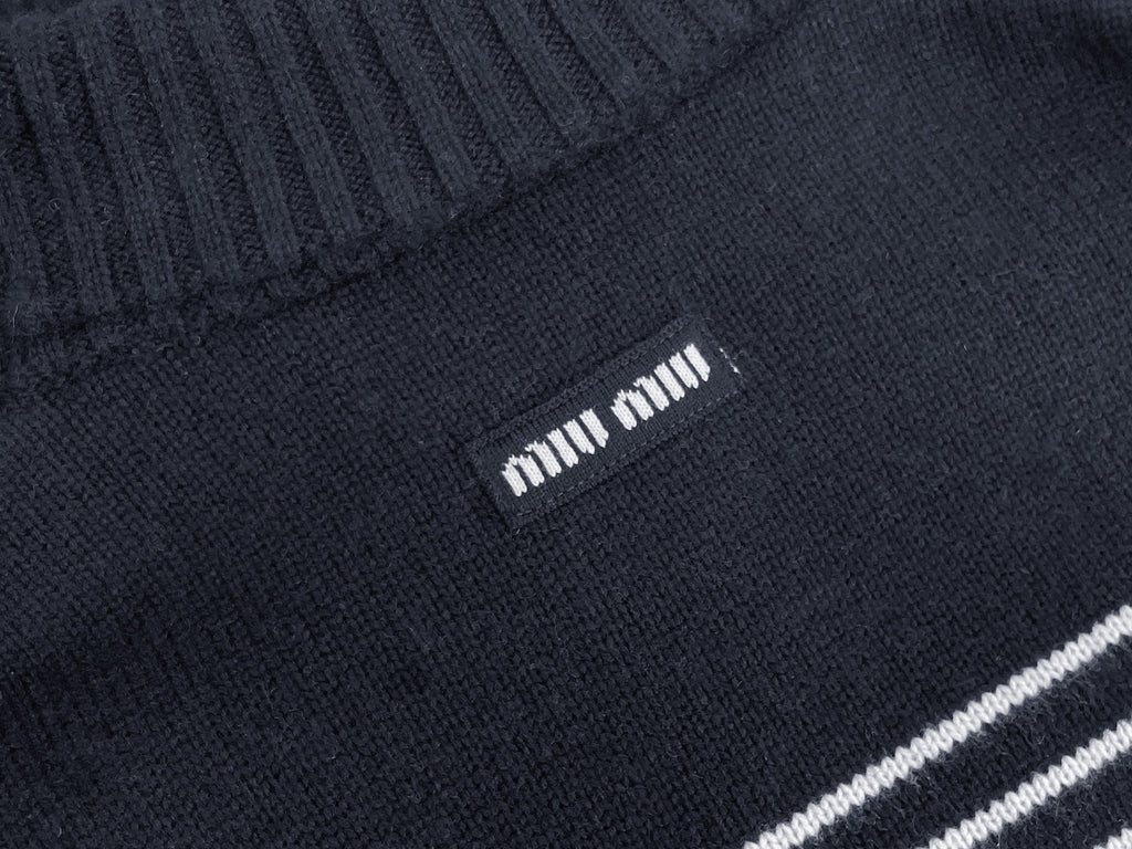 MIUMIU ZIP-UP KNIT SWEATER STYLE 69