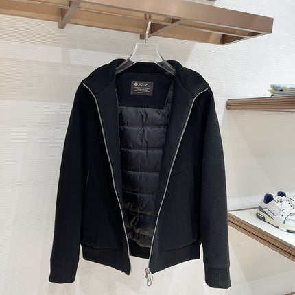 BRUNELLO CUCINELLI JACKET IN BLACK WOOL
