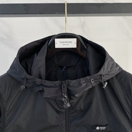 PRADA 26S SLEEVELESS HOODED JACKET 786