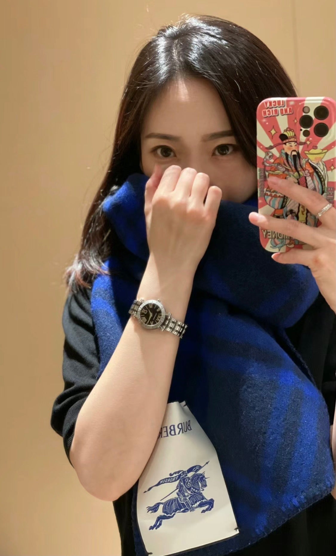 BURBERRY 26S SCARF 180CM IN CASHMERE 307283