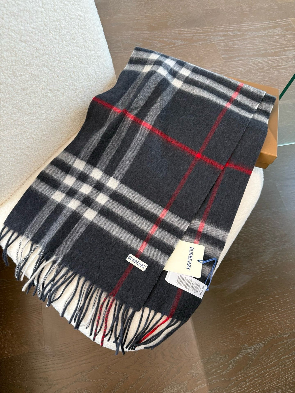BURBERRY 26S SCARF 180CM IN CASHMERE 299992