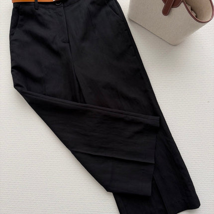 HERMES 26S WIDE LEG CROPPED PANTS 557