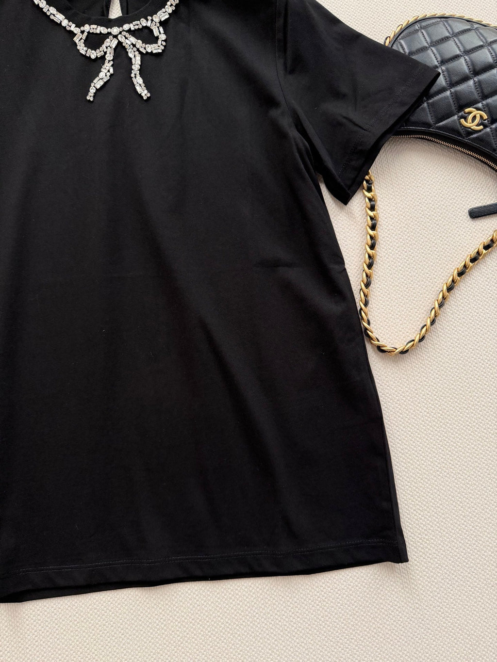 VALENTINO 26S BOW DETAIL T-SHIRT 211