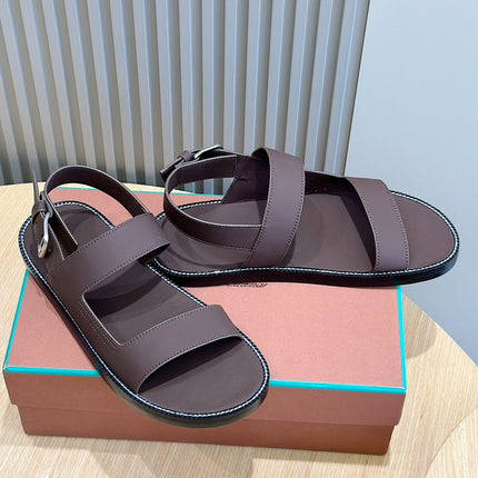 LP NAMA SANDAL CHOCOLATE CALFSKIN
