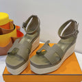 ELDA ESPADRILLE IN MOCHA BROWN EPSOM CALFSKIN