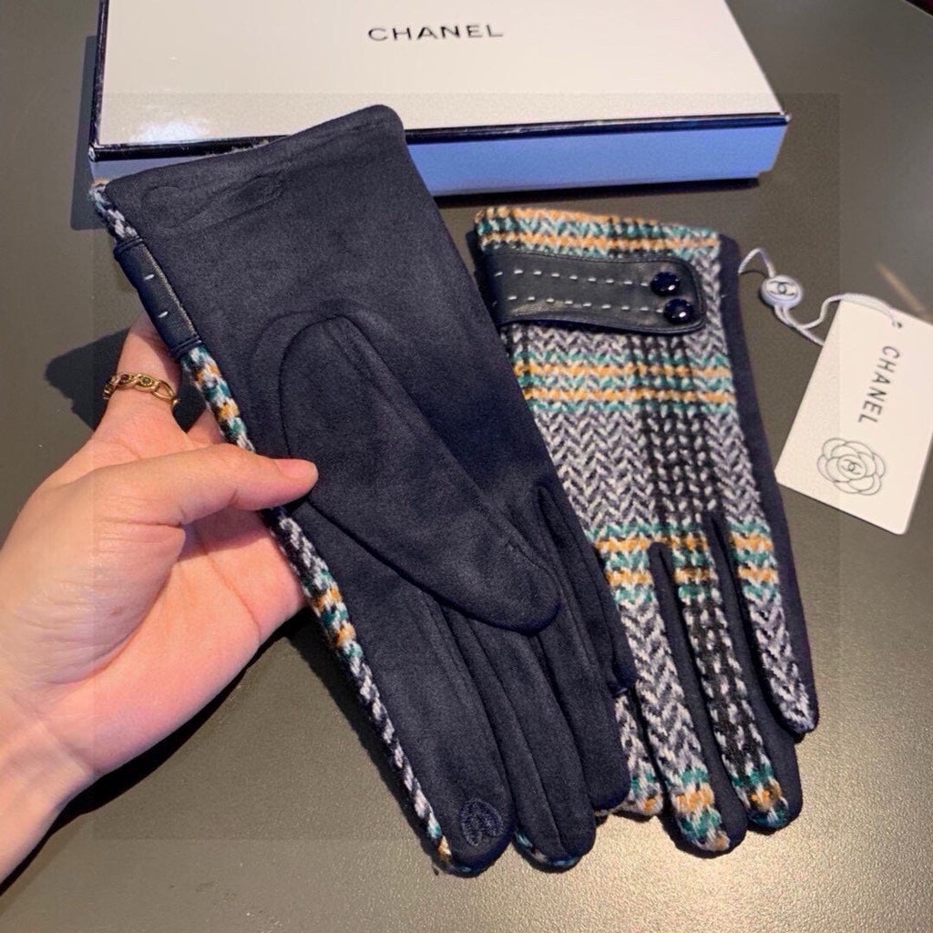 GLOVES IN COLORFUL WOOL 429243