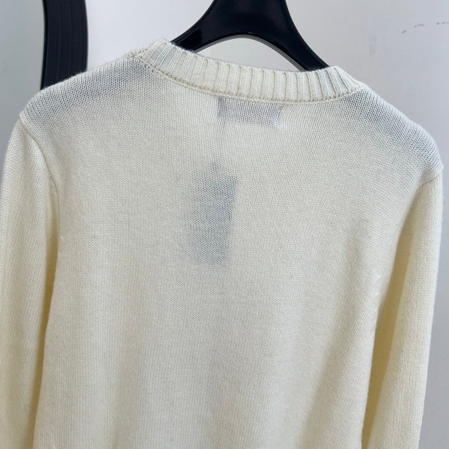 RALPH LAUREN 25S EMBROIDERED BEAR KNITTED SWEATER 253