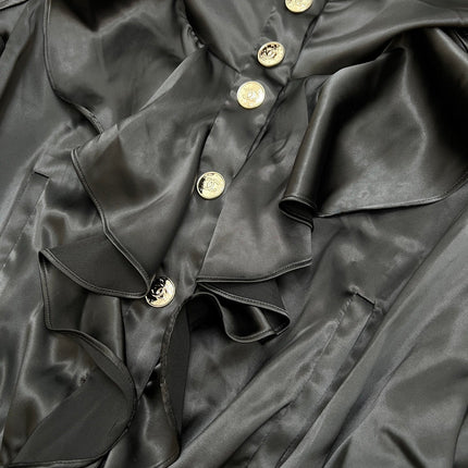 CHANEL 25S HOODED JACKET WITH LACE TRIM 408