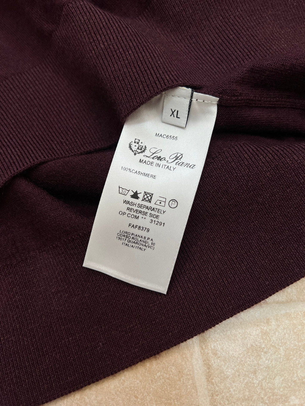 LORO PIANA 26S LONG SLEEVE CREW NECK SWEATER 664