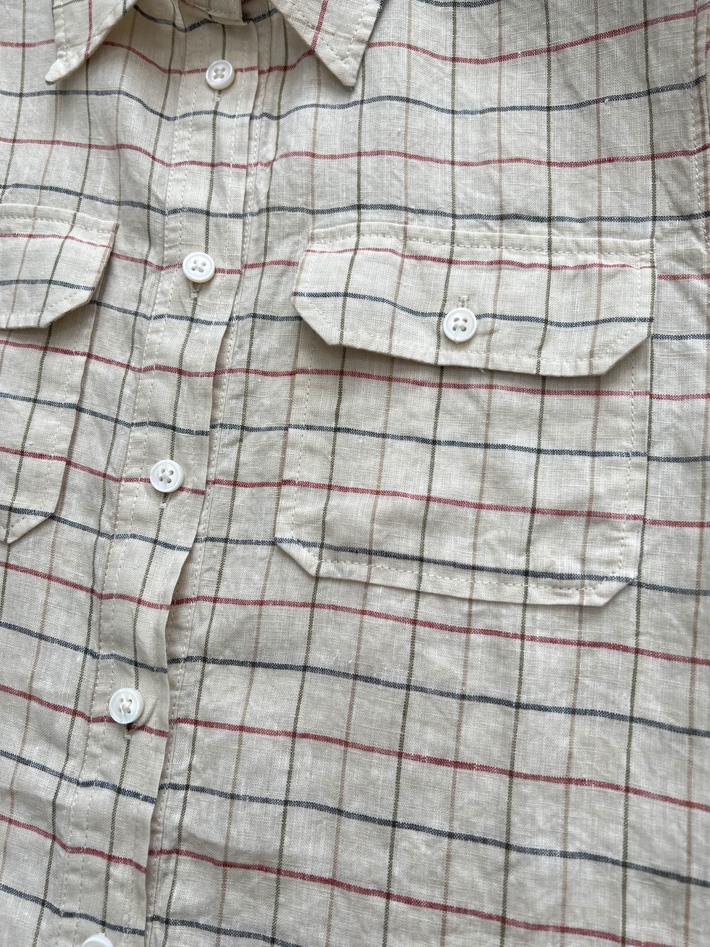 LORO PIANA 26S SHORT SLEEVE SHIRT 730