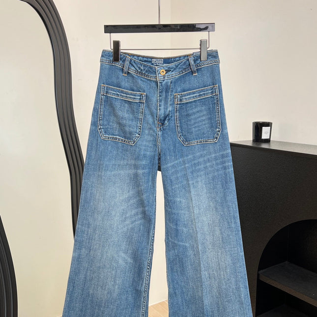 RALPH LAUREN 26S RETRO WIDE-LEG JEANS 536