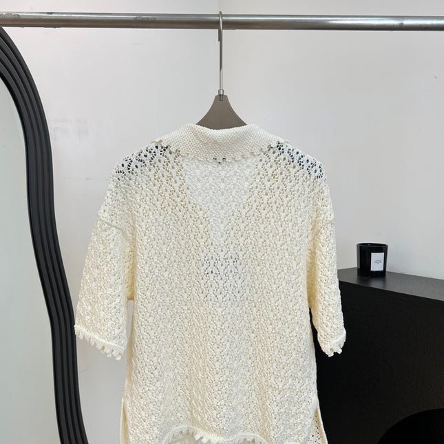CHANEL 26S SHORT-SLEEVE KNIT POLO STYLE 1152