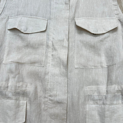 LORO PIANA 26S SLEEVELESS STAND-COLLAR VEST 899