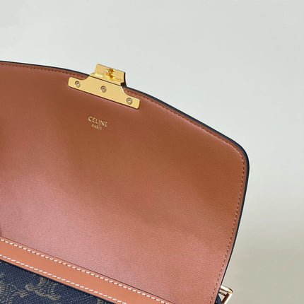 CLASSIQUE TRIOMPHE 22 CALFSKIN BLACK BROWN