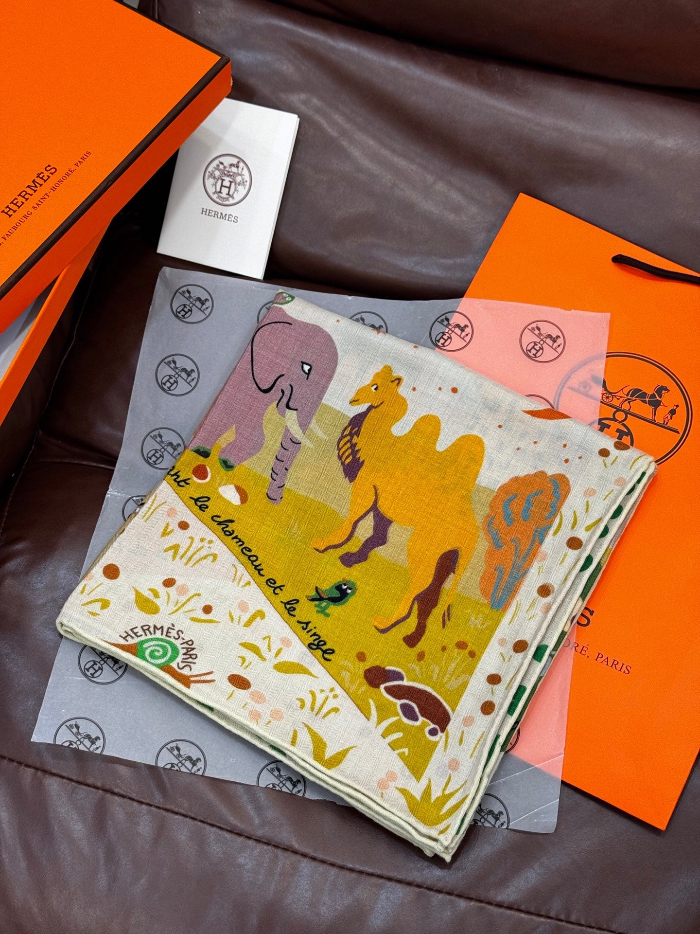 HERMES 25S SCARF 140 IN SILK 733913