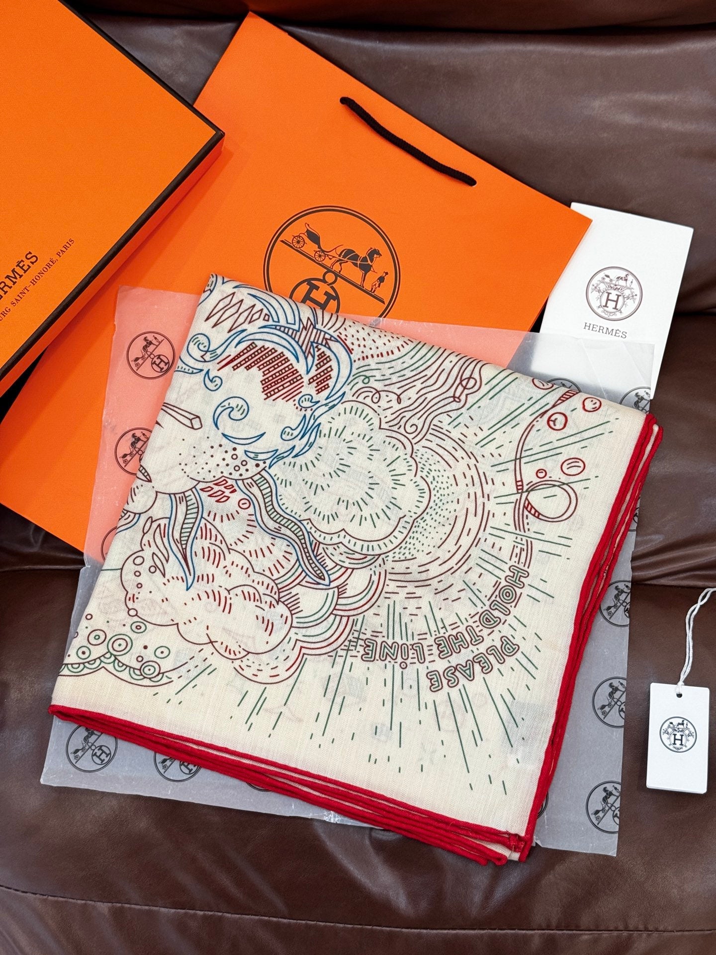 HERMES 25S SCARF 135 IN SILK 854787