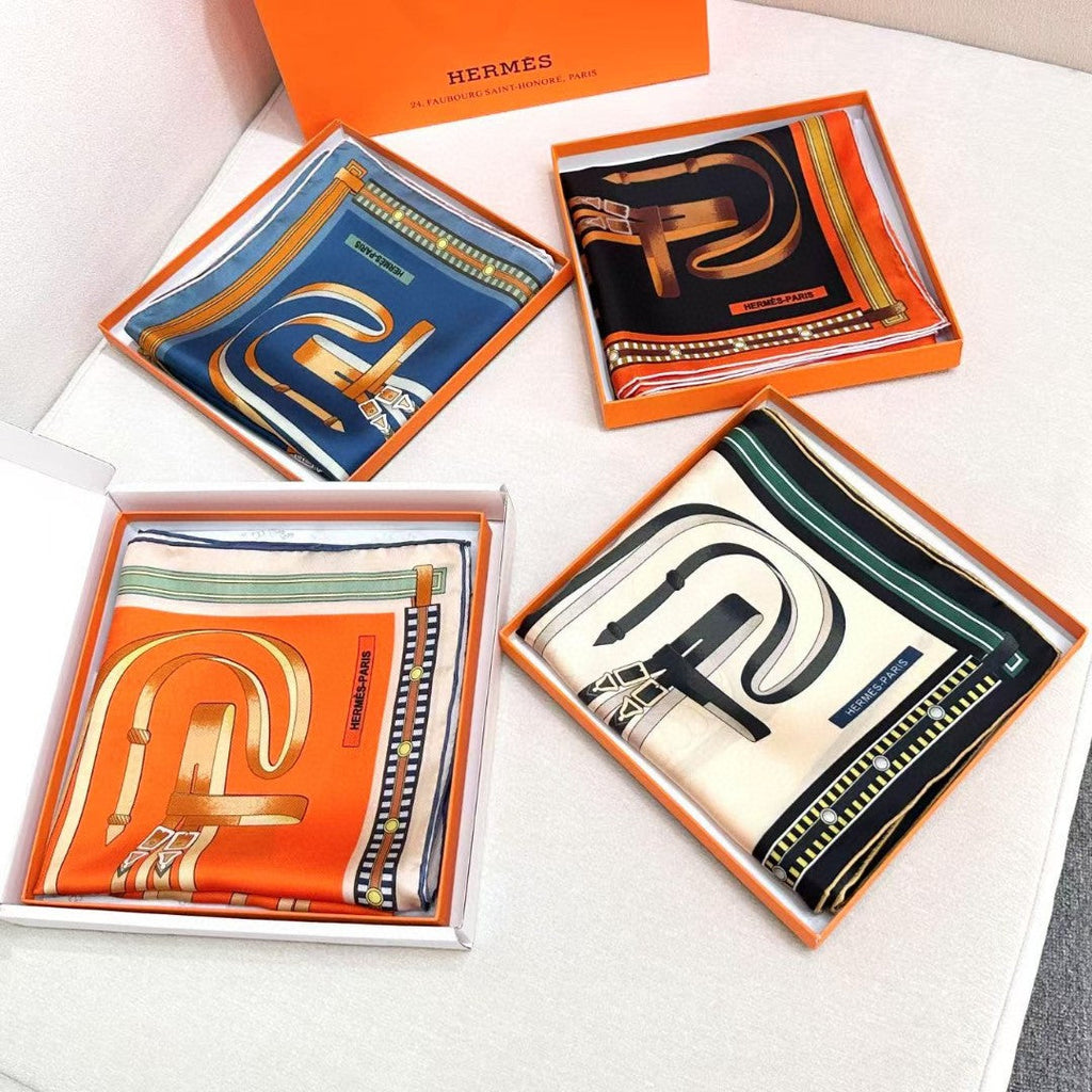 HERMES 25S SCARF 90 IN SILK 735838