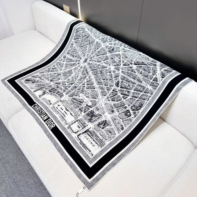 DIOR SCARF 110 CM IN SILK 730652